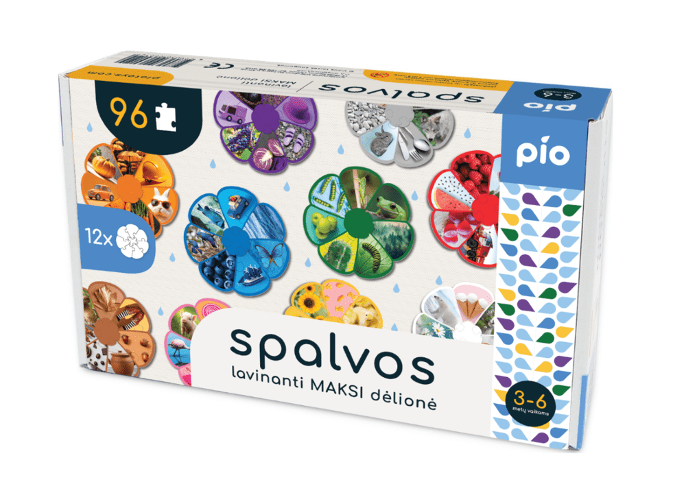 LAVINANTI DĖLIONĖ SPALVOS, 3-6 METŲ VAIKAMS LAVINANTI DĖLIONĖ SPALVOS, 3-6 METŲ VAIKAMS