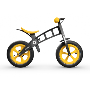 Balansinis dviratis FirstBike SPECIAL GELTONAS