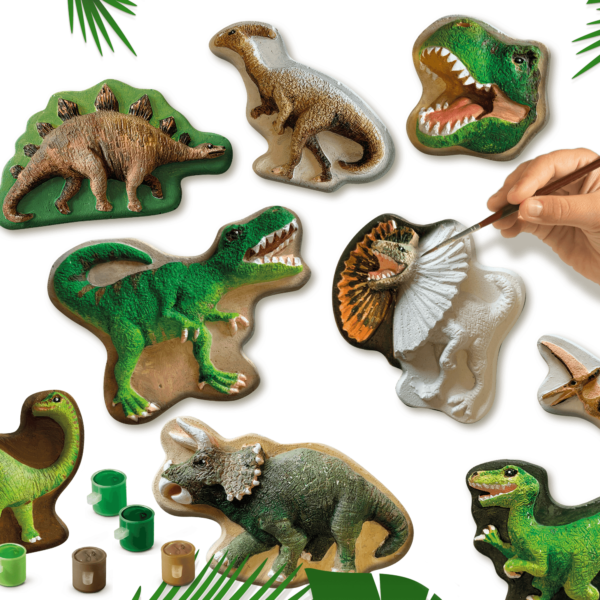 SES Kūrybinis rinkinys „Gipsiniai dinozaurai“