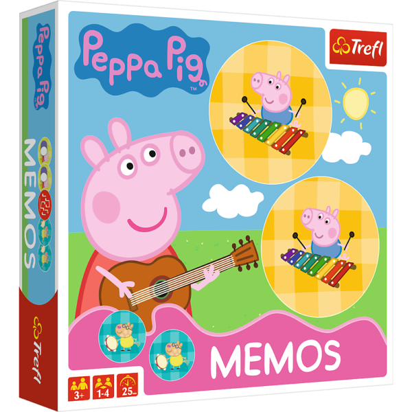 TREFL PEPPA PIG Žaidimas Memo "Kiaulytė Pepa“