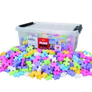 Plus Plus konstruktorius, DIDELĖS, pastelinės 400 vnt.