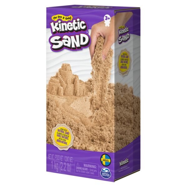 Kinetinis smėlis, rudas (1 kg)
