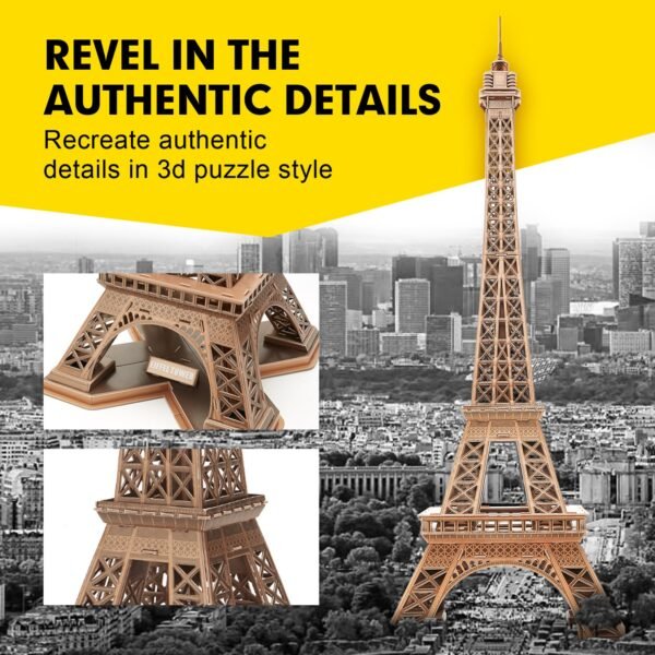 CUBICFUN 3D dėlionė „NatGeo: Eifelio bokštas“