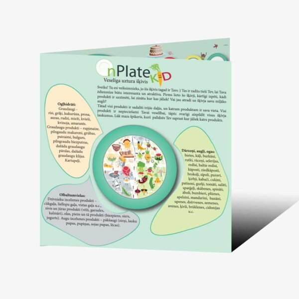 Sveikos mitybos lėkštė OnPlate KID- Vaikams