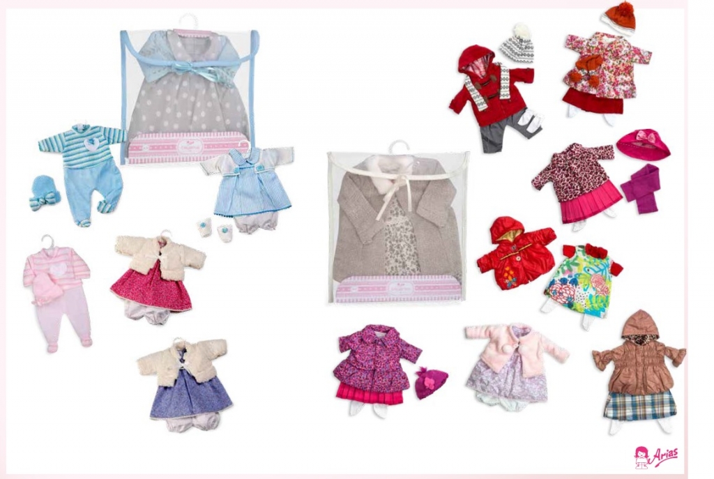 Arias rūbeliai lėlei, 50 cm Arias rūbeliai lėlei, 50 cm