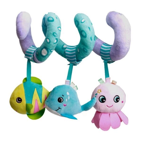 Vežimėlio žaislas "Jūros gyvūnai"