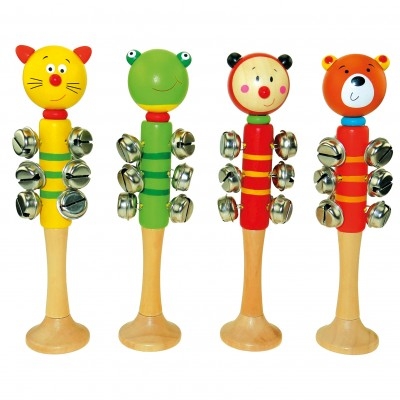 Lazdelė su skambaliukais "Gyvūnėliai" Lazdelė su skambaliukais "Gyvūnėliai"