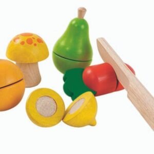 Lavinamoji priemonė - Žaidimas vaisių ir daržovių rinkinys - PlanToys