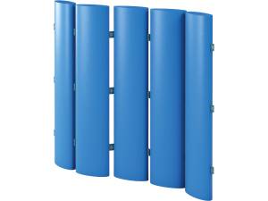 Aukšta minkšta apsauginė tvorelė. Mėlyna. 90 cm