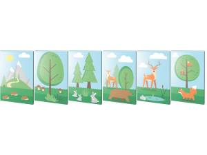 Sieninė apsauga. Rinkinys.  Gyvūnai miške