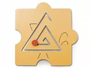 Manipuliacija. Edukacinė siena-dėlionė GAIDŽIUKAS