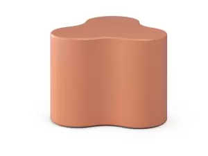 Aukštas stalas-pufas. ORANŽINIS