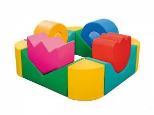 Minkštos formos Gėlės