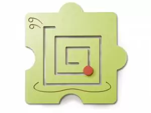 Manipuliacija. Edukacinė siena-dėlionė SRAIGĖ