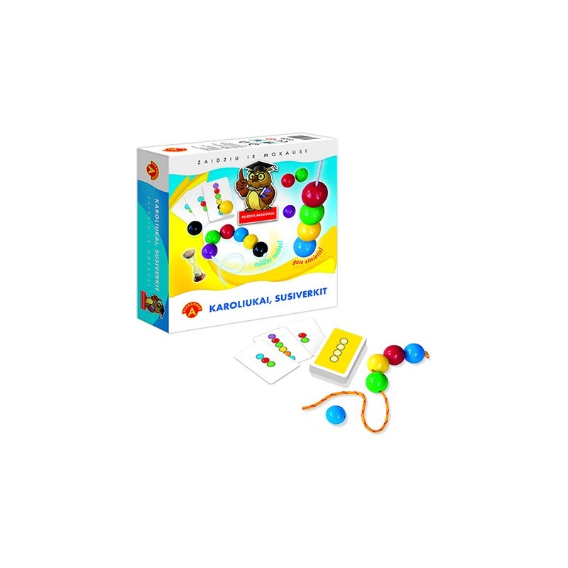 Žaidimas ALEXANDER Karoliukai, susiverkit Žaidimas ALEXANDER Karoliukai, susiverkit