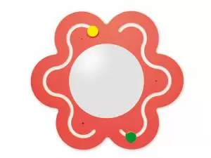 Manipuliacija. Edukacinė siena GĖLYTĖ su veidrodėliu