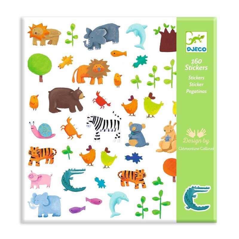 Lipdukai - 160 lipdukų - Gyvūnai Lipdukai - 160 lipdukų - Gyvūnai