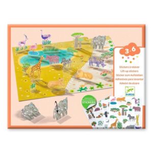 Daugkartiniai 3D lipdukai - Gyvūnai