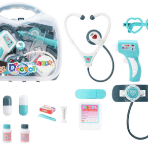 Vaikiškas gydytojo rinkinys lagaminėlyje – su šviesomis ir garsais