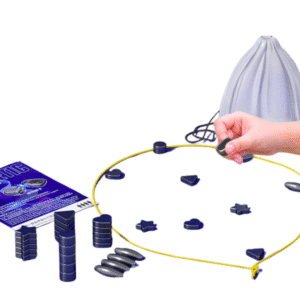 Mini strateginis žaidimas su magnetiniais akmenėliais