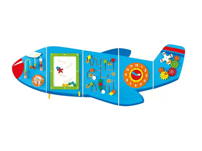 Manipuliacija. Edukacinė sienelė LĖKTUVAS Manipuliacija. Edukacinė sienelė LĖKTUVAS