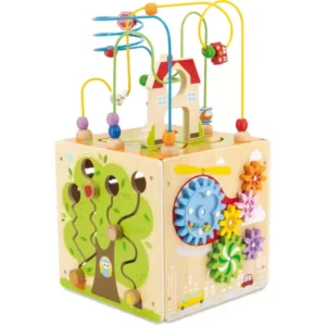 Manipuliacinis kubas su labirintu