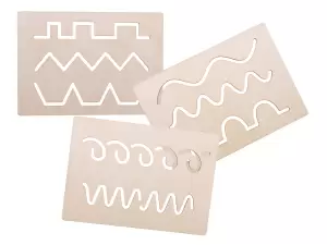 Rašybos motorikos trafaretų rinkinys