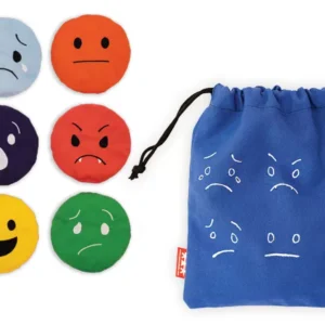 Emocijos. Sensorinės pagalvėlės maišelyje, 7 vnt