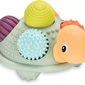 Vėžliukas su sensoriniais kamuoliukais