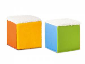 Sensorinis tekstūruotas kubas