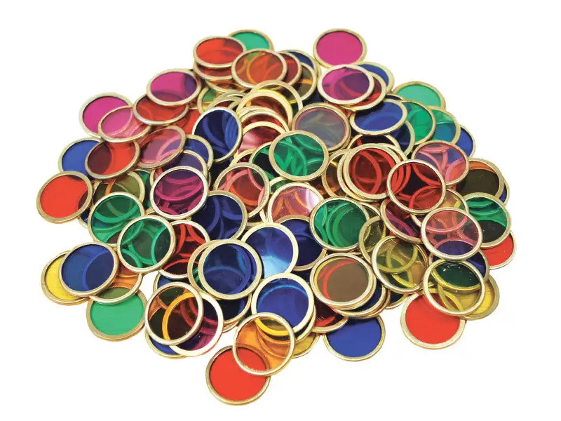 Spalvoti magnetiniai skaičiavimo žiedai, 100 vnt. Spalvoti magnetiniai skaičiavimo žiedai, 100 vnt.