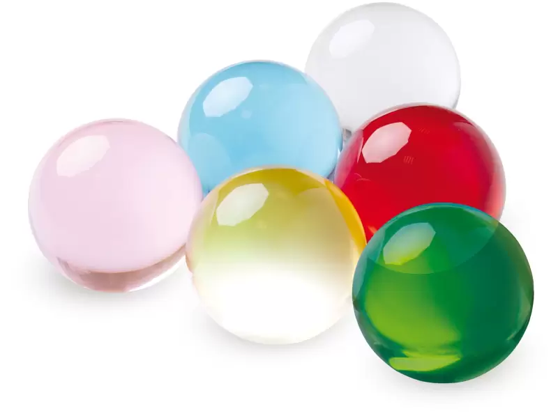 Akriliniai skaidrūs kamuoliukai, 6 vnt Akriliniai skaidrūs kamuoliukai, 6 vnt
