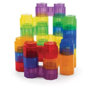 Didelės skaidrios kaladėlės. Žiūronai