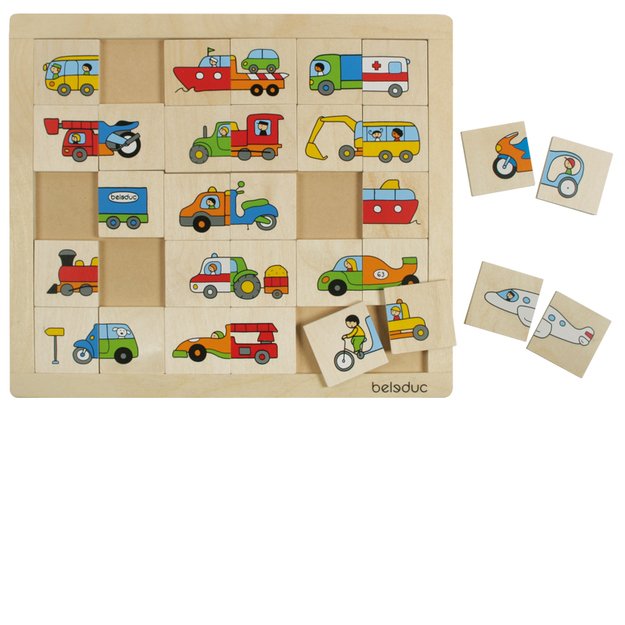 Lavinamoji medinė dėlionė Transportas, Beleduc Lavinamoji medinė dėlionė Transportas, Beleduc